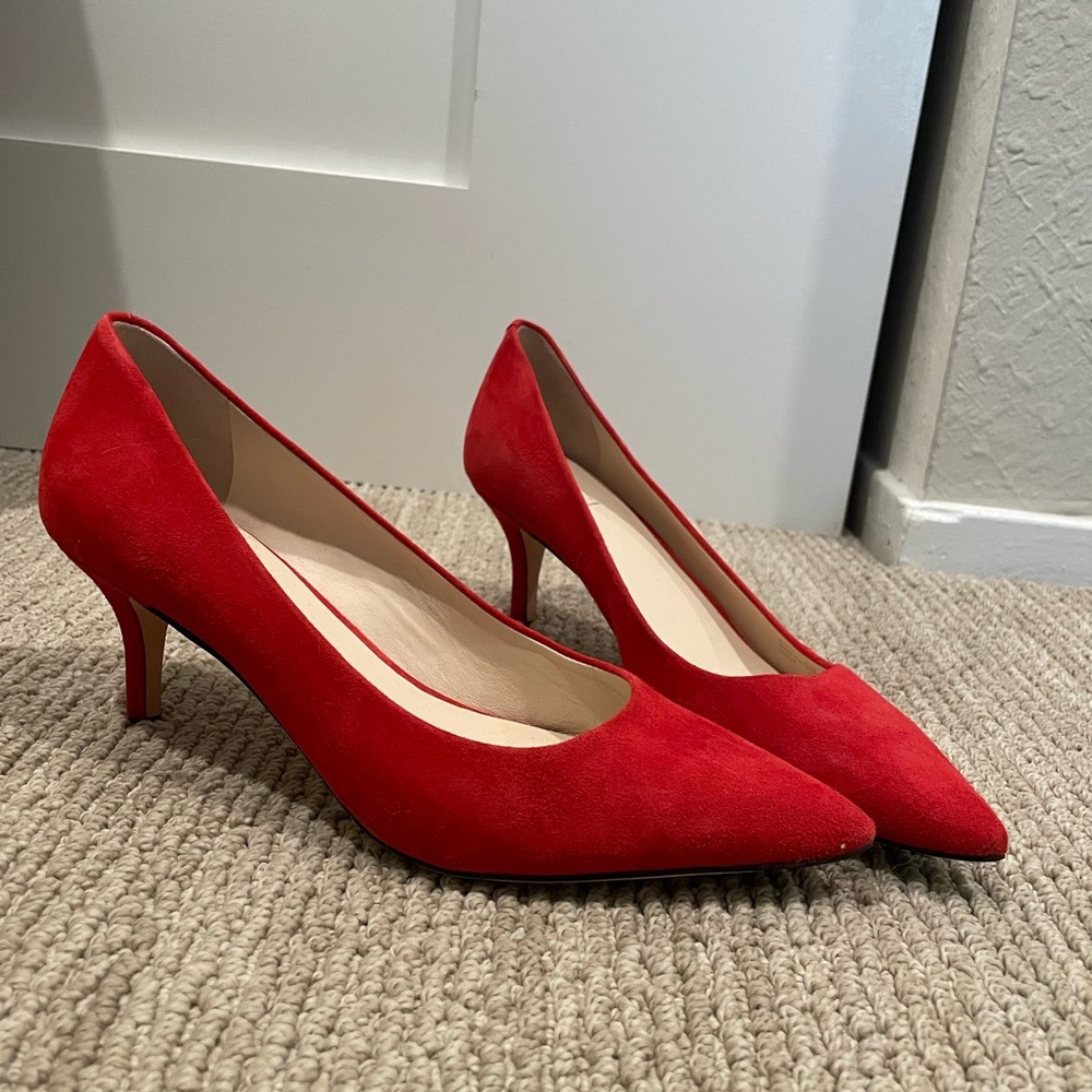 Cole Haan Elegant Red suede Women's Pumps